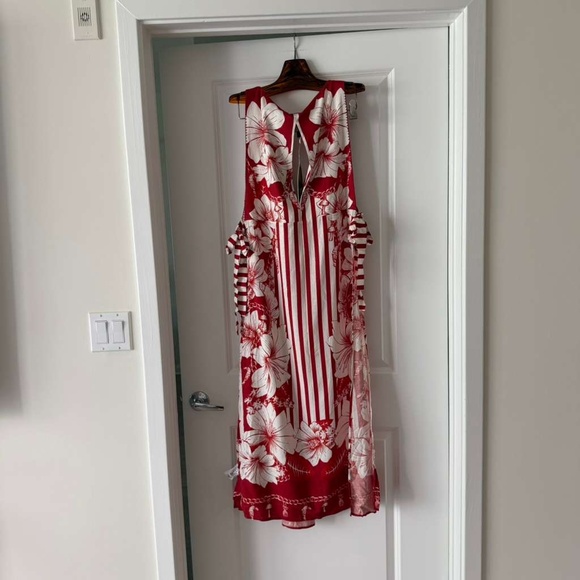 Farm Rio Floral Chains Cover-Up Dress - Picture 9 of 9